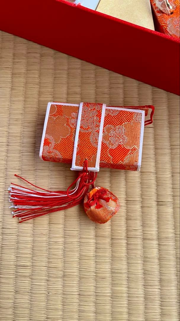 【大丸百貨店 高級】七五三 はこせこ 草履 扇子 髪飾り バッグ 帯締め