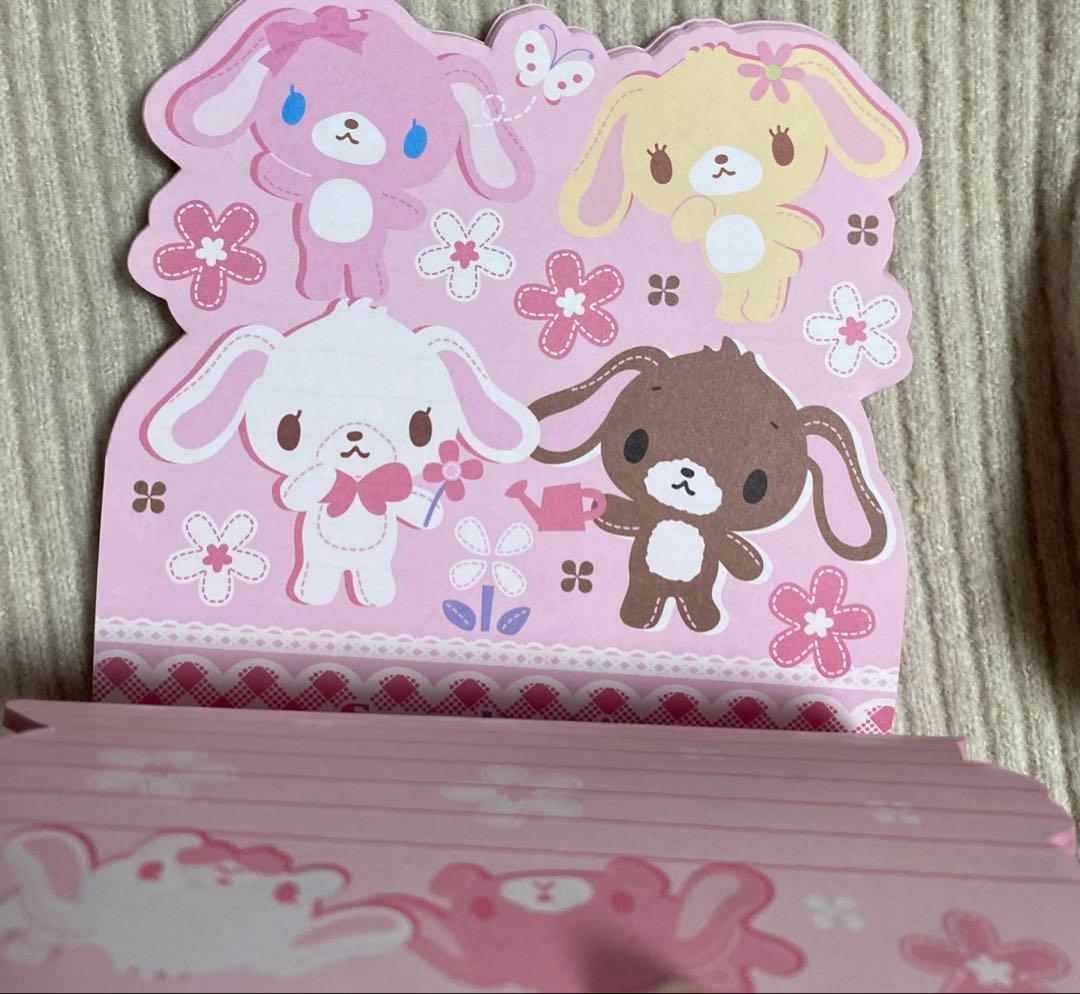 新品　平成レトロ　サンリオ　シュガーバニーズ　メモ帳