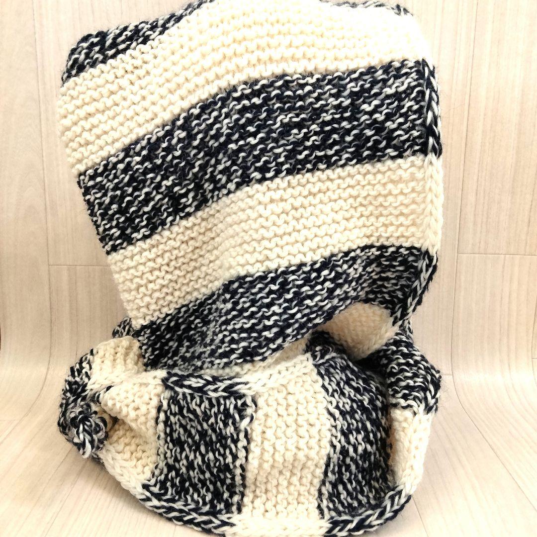 オーダー承り品　ハンドメイド　handmade　フードマフラー　リッチカジュアル