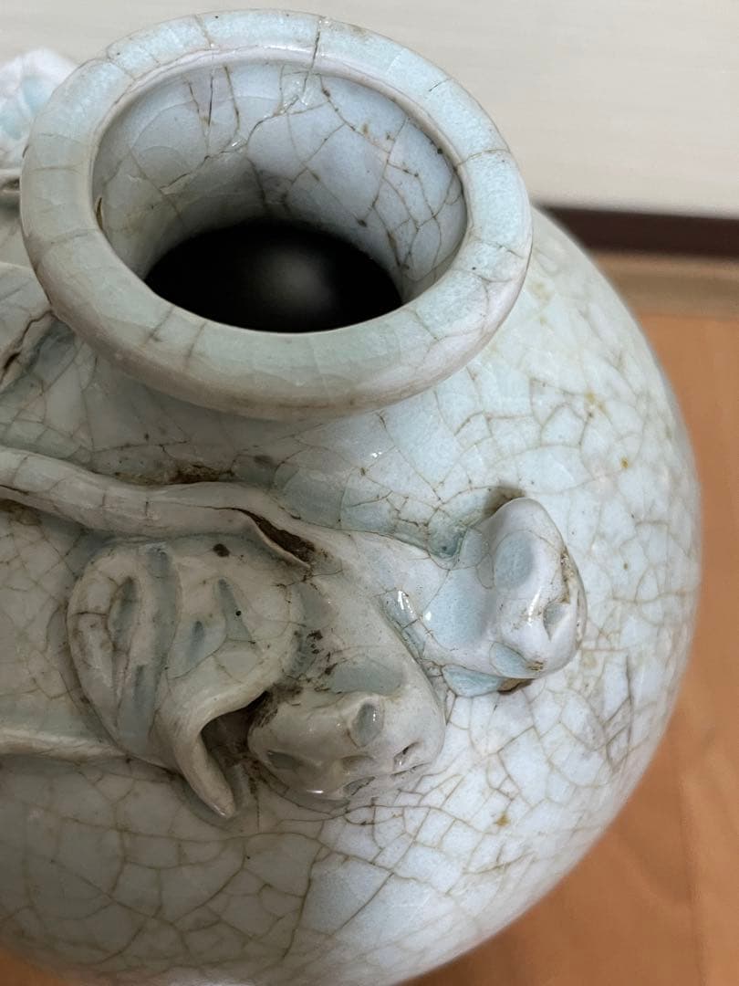 中国宋代 明代 清代哥窯梅瓶 古董品 唐物 古美術
