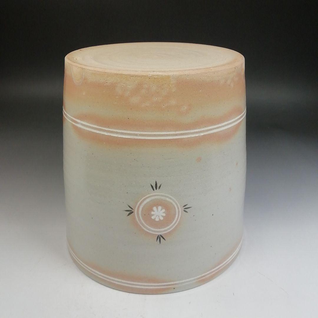 Ｗ３０８　水指　『御本　狂言袴　一重口』『景山 造』　共箱　茶道具