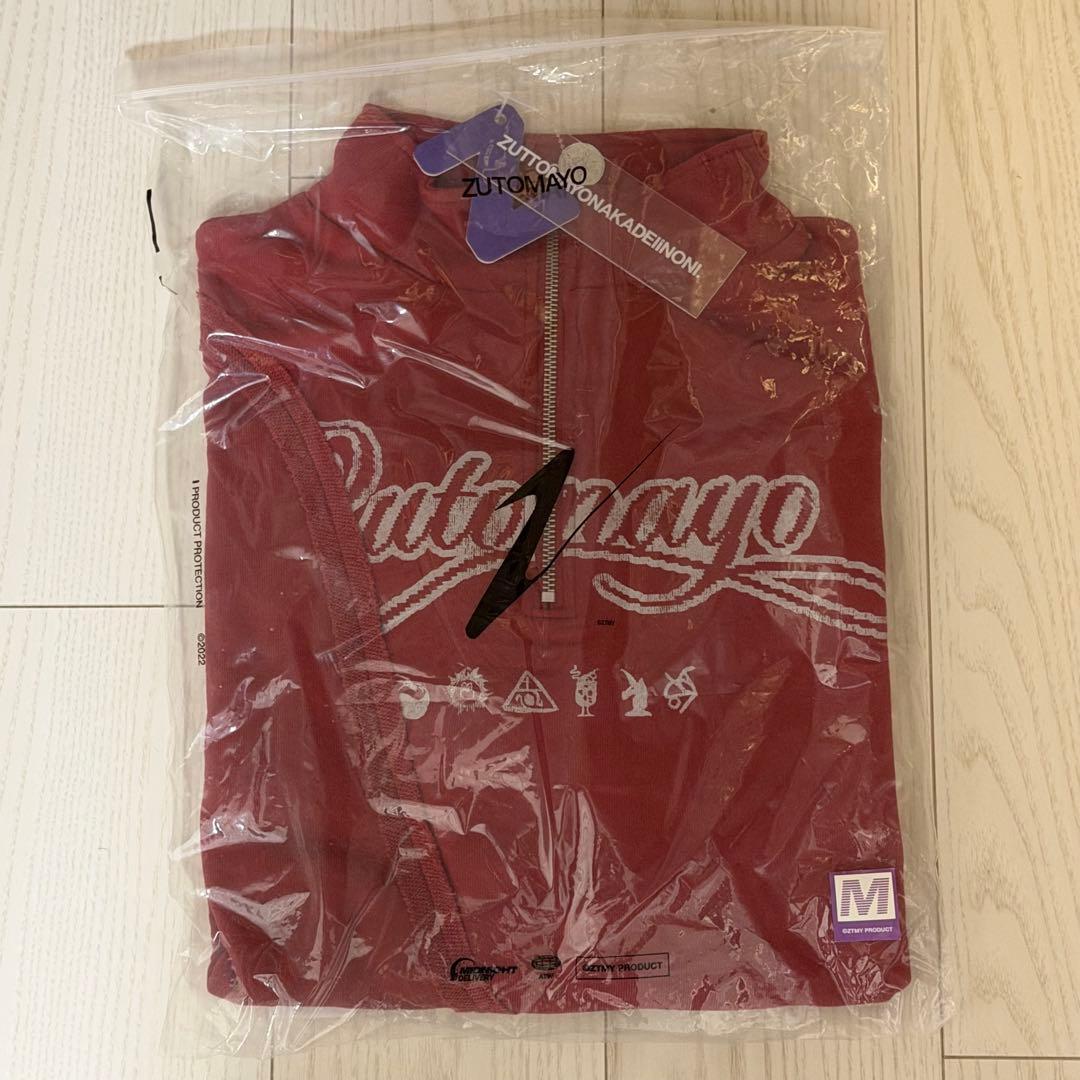 喫茶愛のペガサス ハーフジップ スウェット (Red) ずっと真夜中でいいのに。