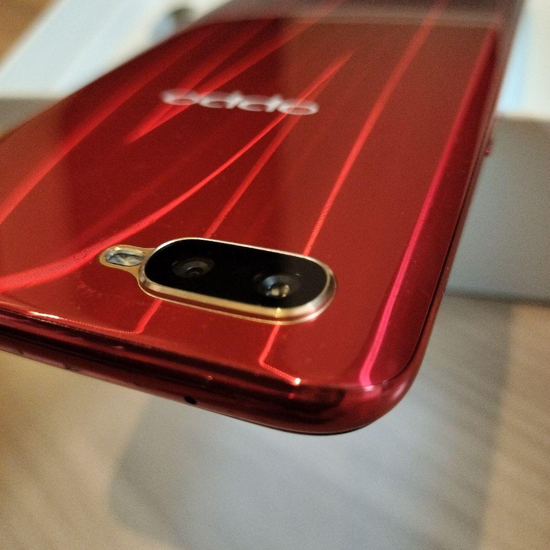 OPPO R17 Neo レッド 本体　+　おまけ　メモリ4GB 容量128GB