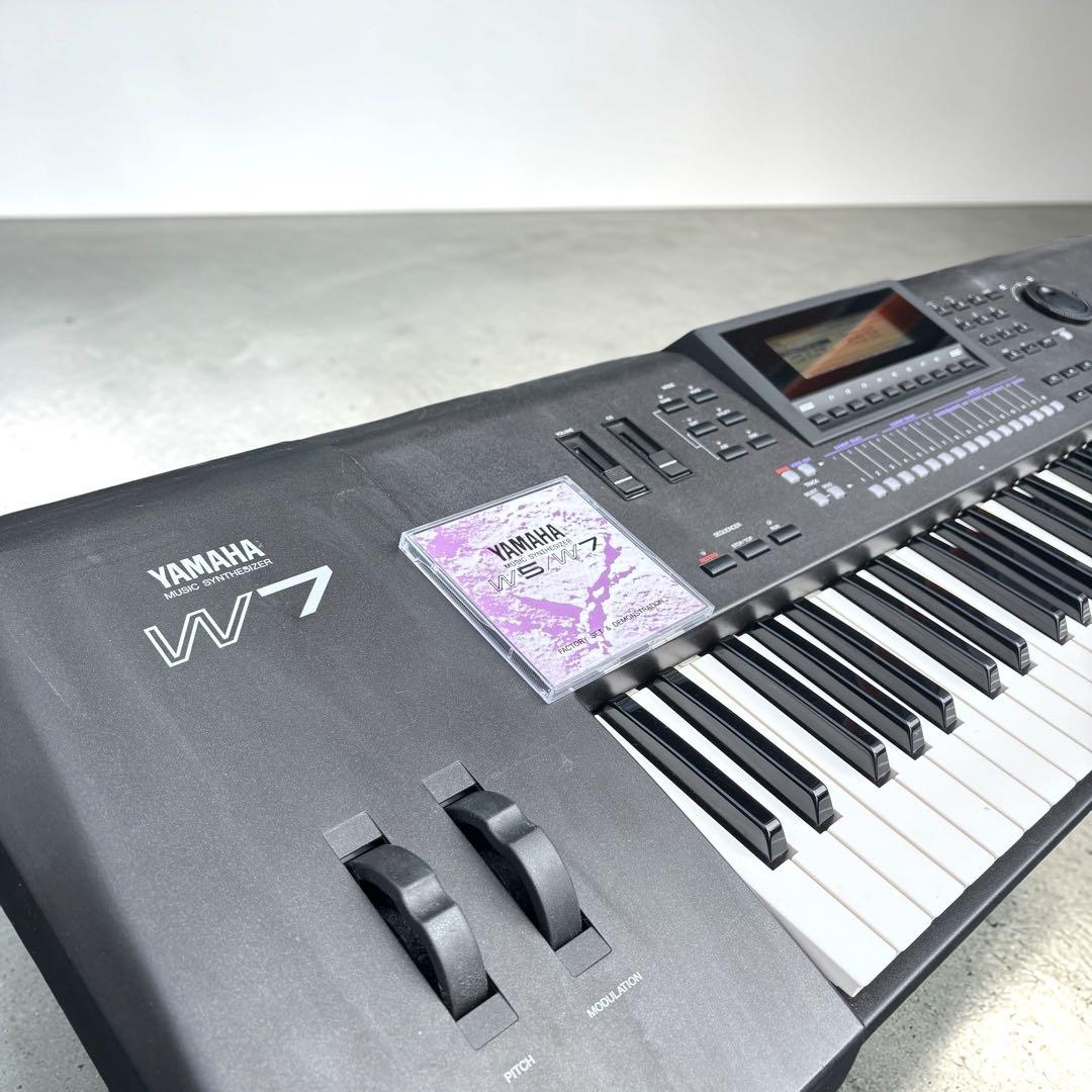【90年代名機】YAMAHA W7 シンセサイザー61鍵 作曲DTM 宅録