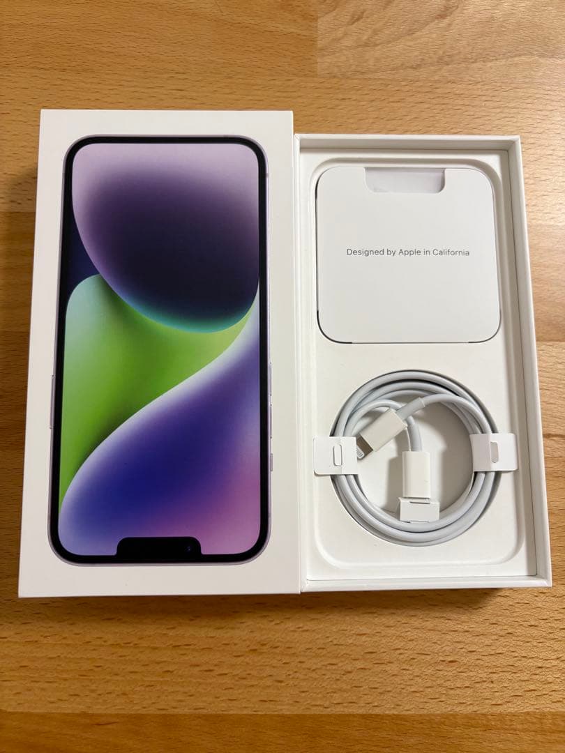 Apple iPhone 14 パープル 本体　付属品フルセット