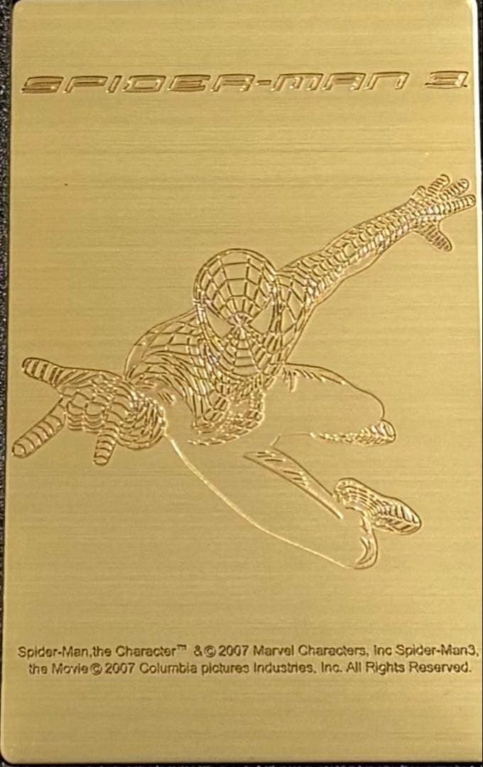 スパイダーマン 金属製プレートセット　Spider-Man Novelty