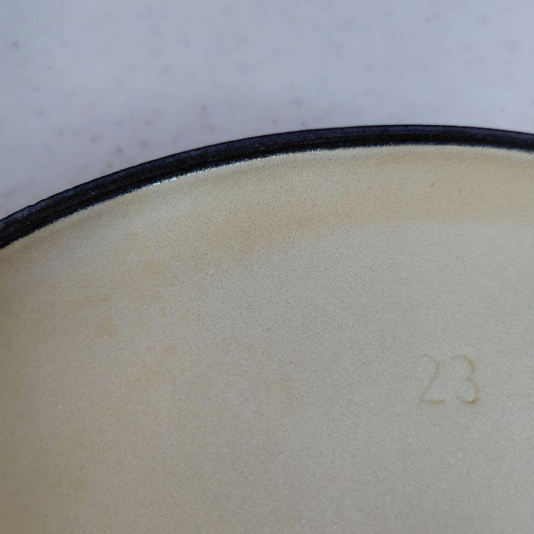 ル・クルーゼ　LE CREUSET　ブラウン系　両手鍋　オーバル型　23cm
