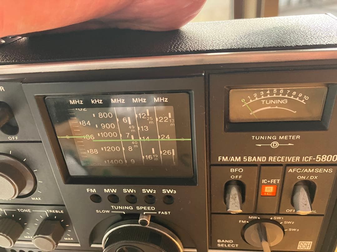 動作確認済SONY ICF-5800スカイセンサーラジオ ACアダプターは代替品