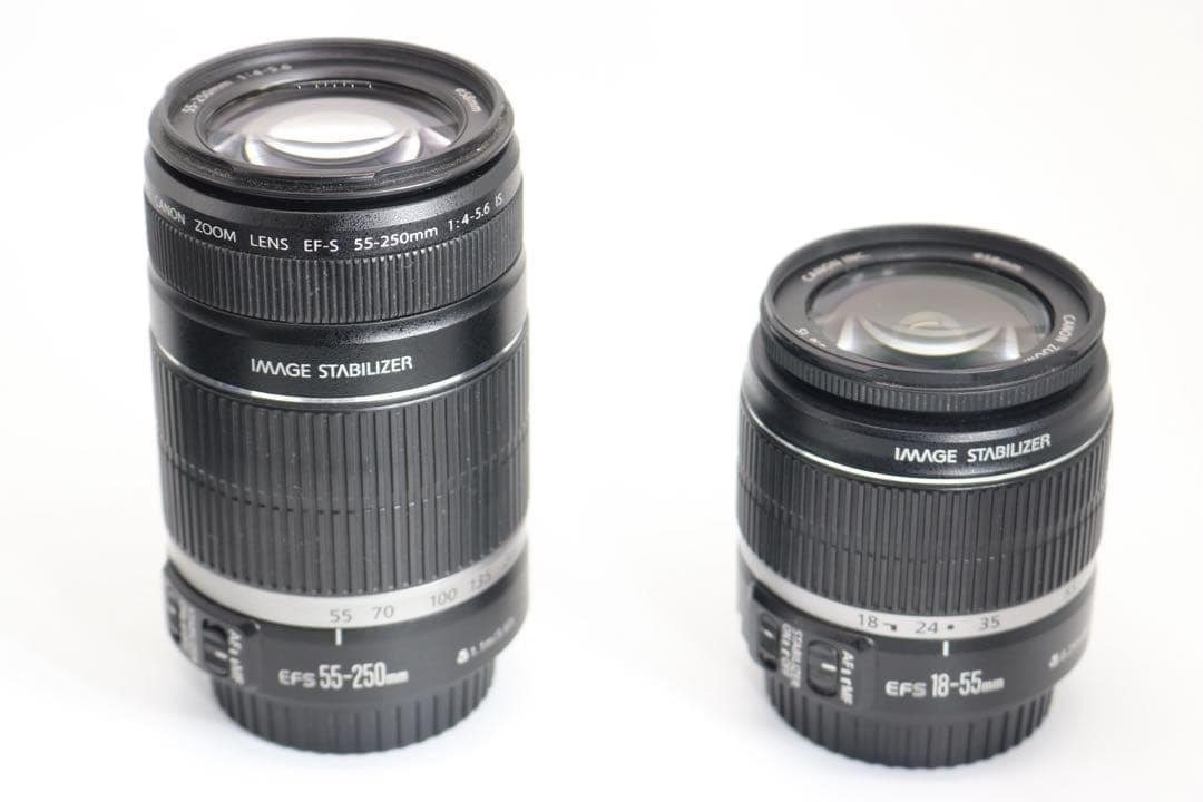 ボディ新品級 【Canon EOS 50D ダブルレンズセット】 安心保証あり