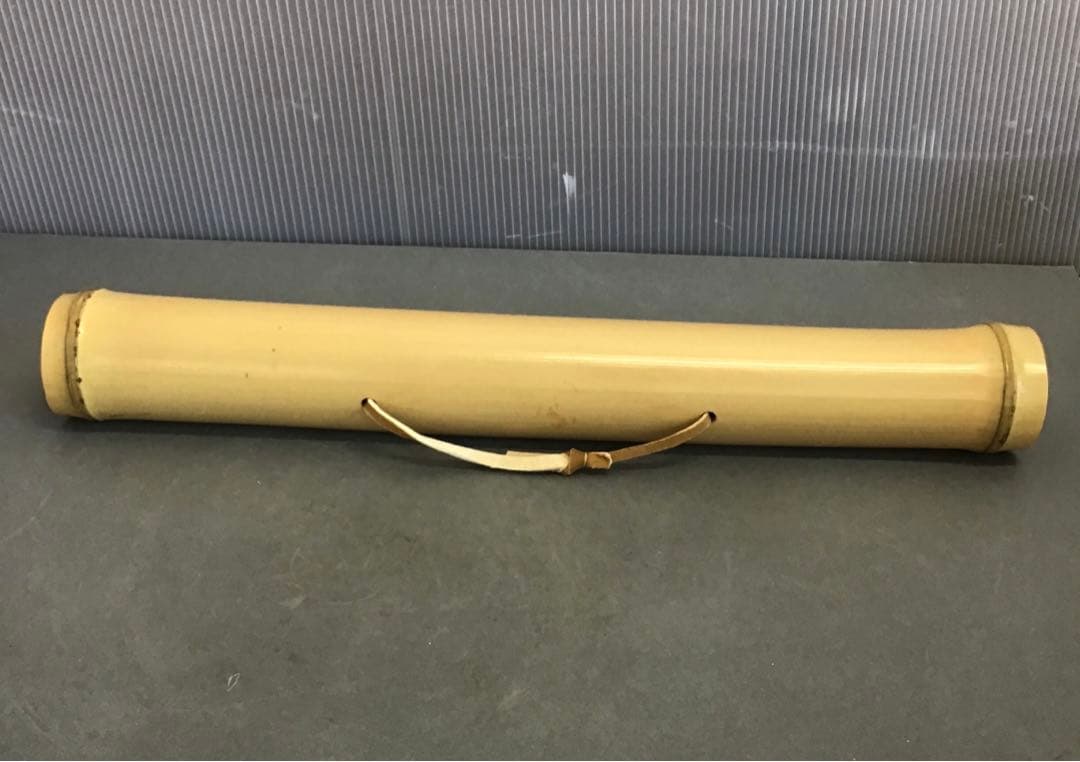 K茶道具　竹製　軸巻上(掛軸の長さ調整する時に) 紙箱　S978KJ