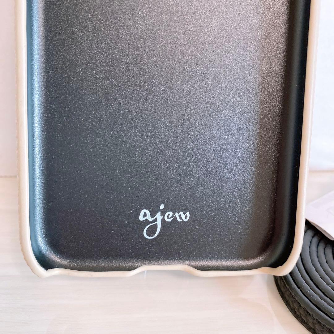 【正規品】ajew エジュー iPhone11 XR ベージュ ショルダー