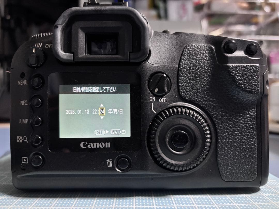 【動作品】canon EOS D30（レンズ・変換アダプター付き）