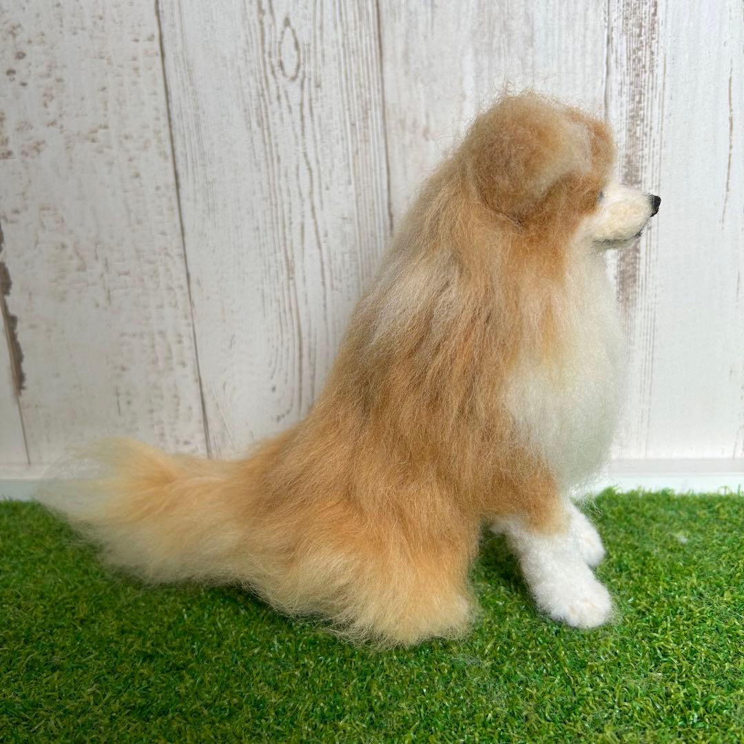 羊毛フェルト【秋田犬　長毛種】犬　オーダー　※他の犬種もオーダー受付中です