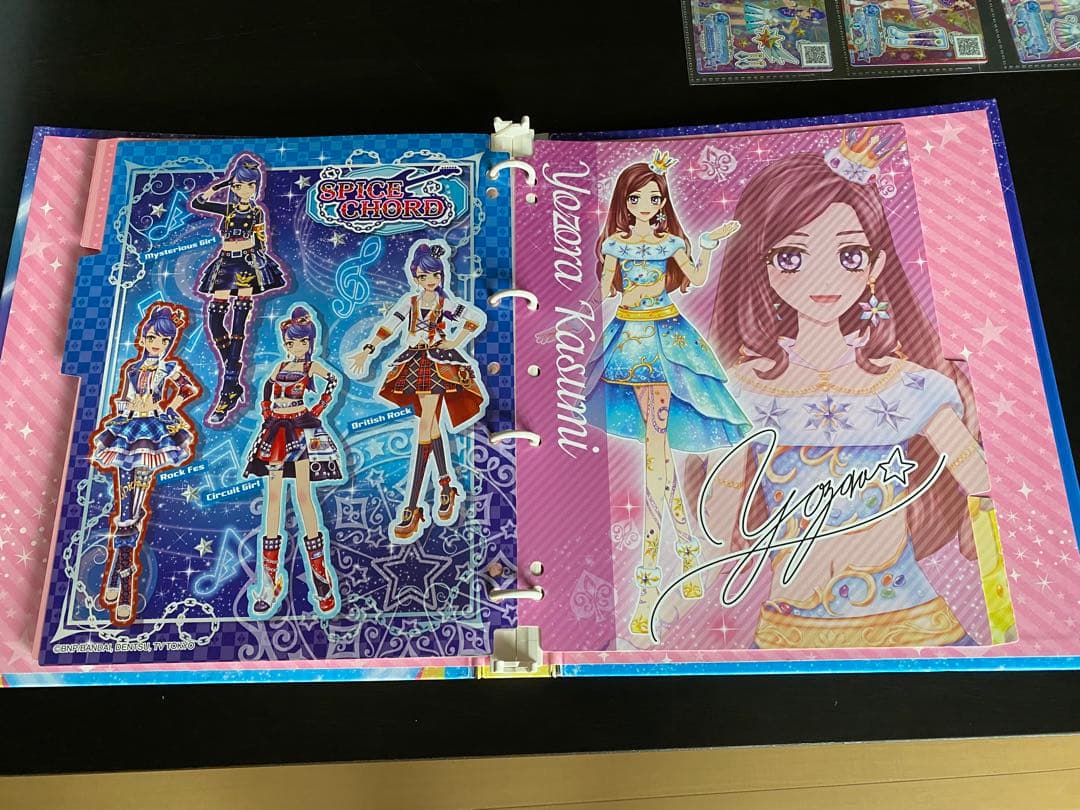 maf　アイカツ　スターズ　9ポケットバインダー　カード付属　美品