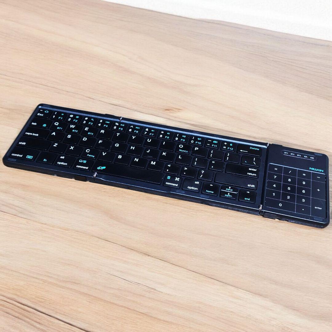 Nillkin キーボード Bluetooth 折りたたみ式 ワイヤレス