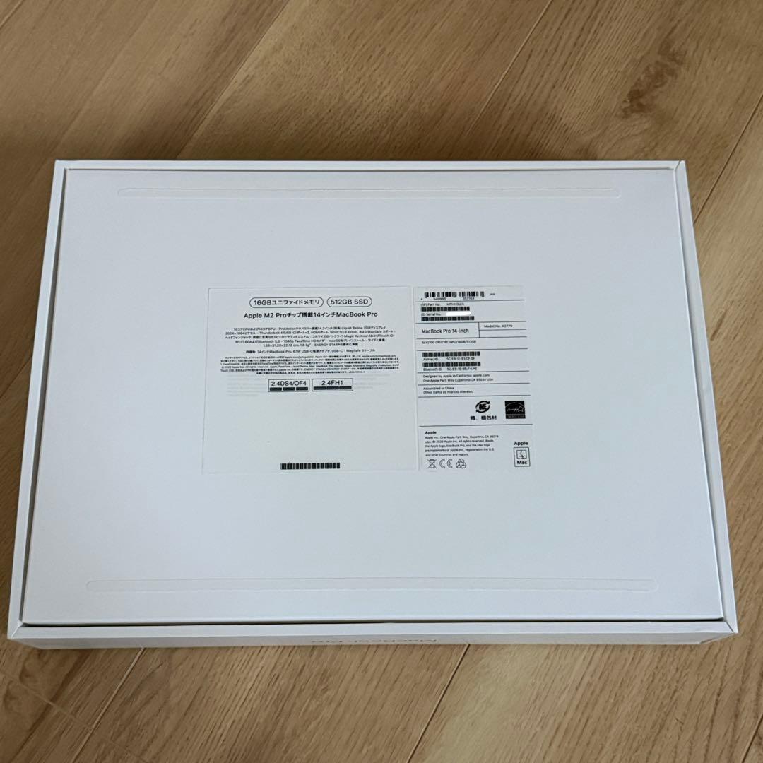MacBook本体 MacBook Pro 16GB/512GB A2779 Early 2023