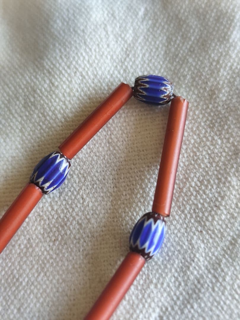 Antique chevron×whitehearts ブレスレット　❷