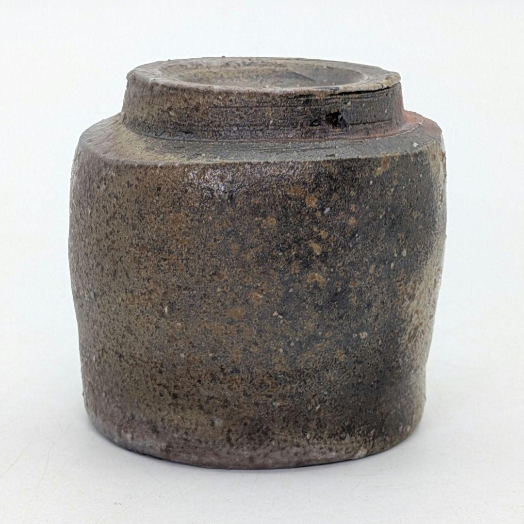 岡山県重要無形文化財 四代松田華山 備前焼 酒呑 共箱共布栞 酒器 ぐい呑 酒盃