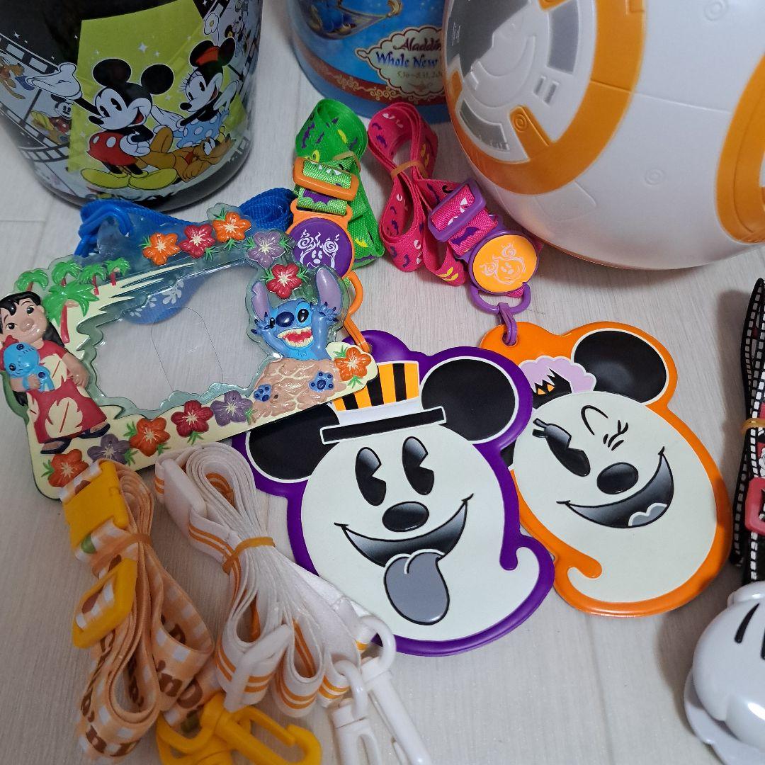 ディズニー　ポップコーンバケット　まとめ売り　BB-8　チップとデール　アラジン