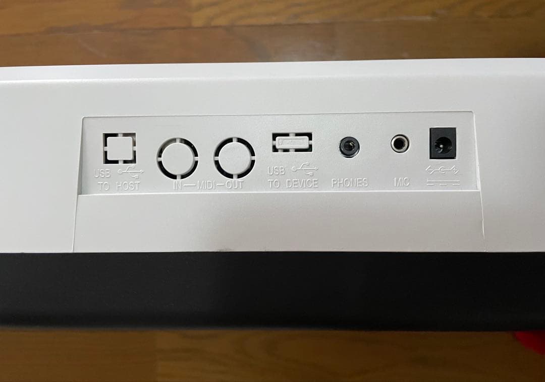 ONETONEワントーン61鍵 ホワイト&キーボードバッグセット（アダプター付）