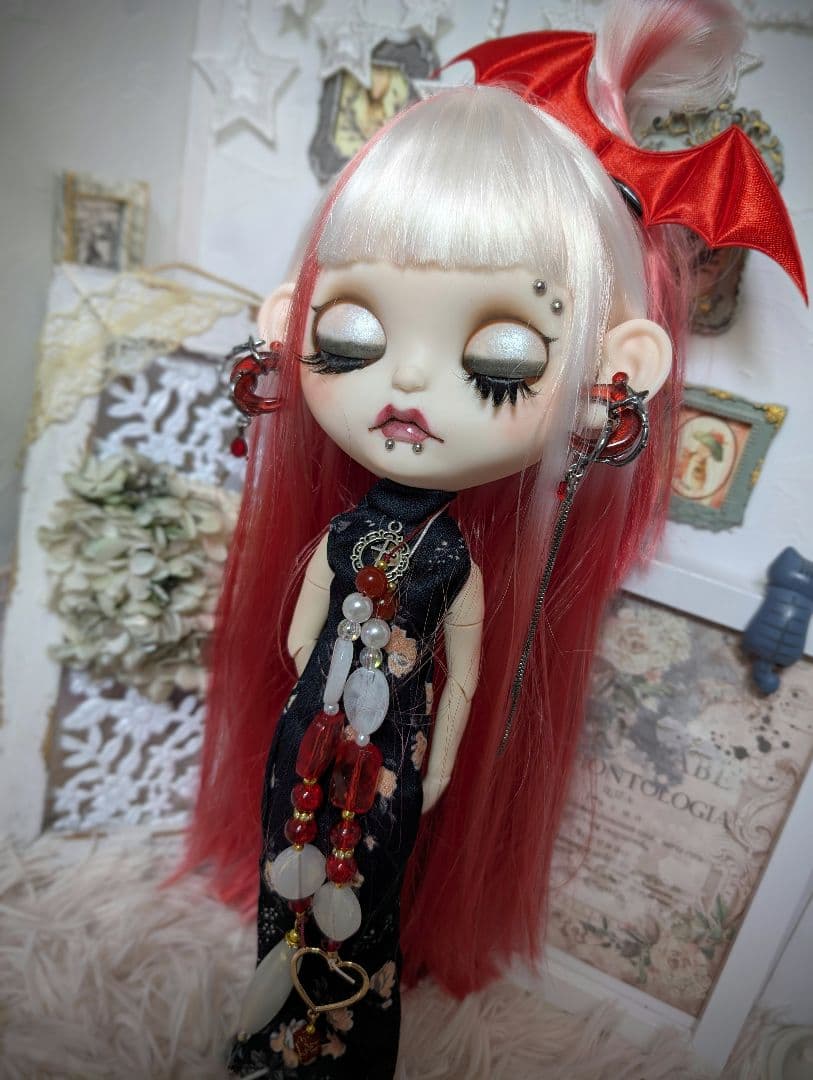にゃん❁︎アイシードール ホームステイ❁︎bat red❁︎
