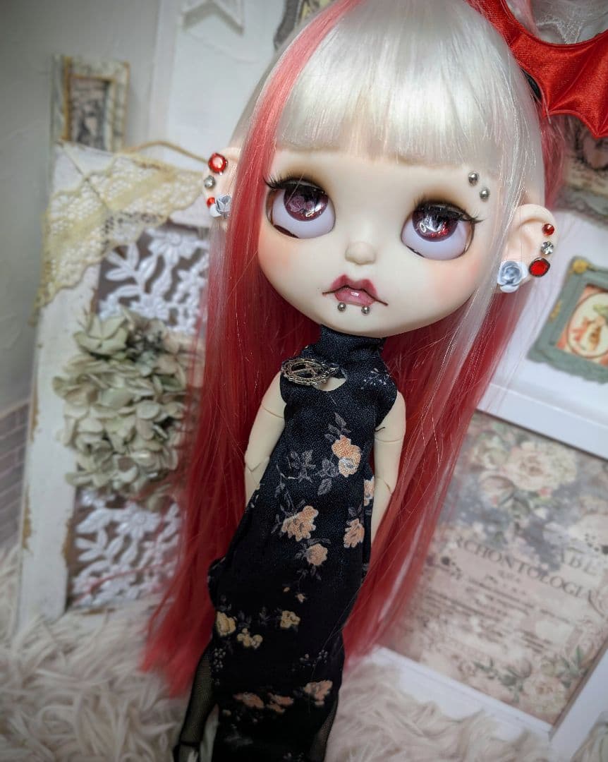 にゃん❁︎アイシードール ホームステイ❁︎bat red❁︎