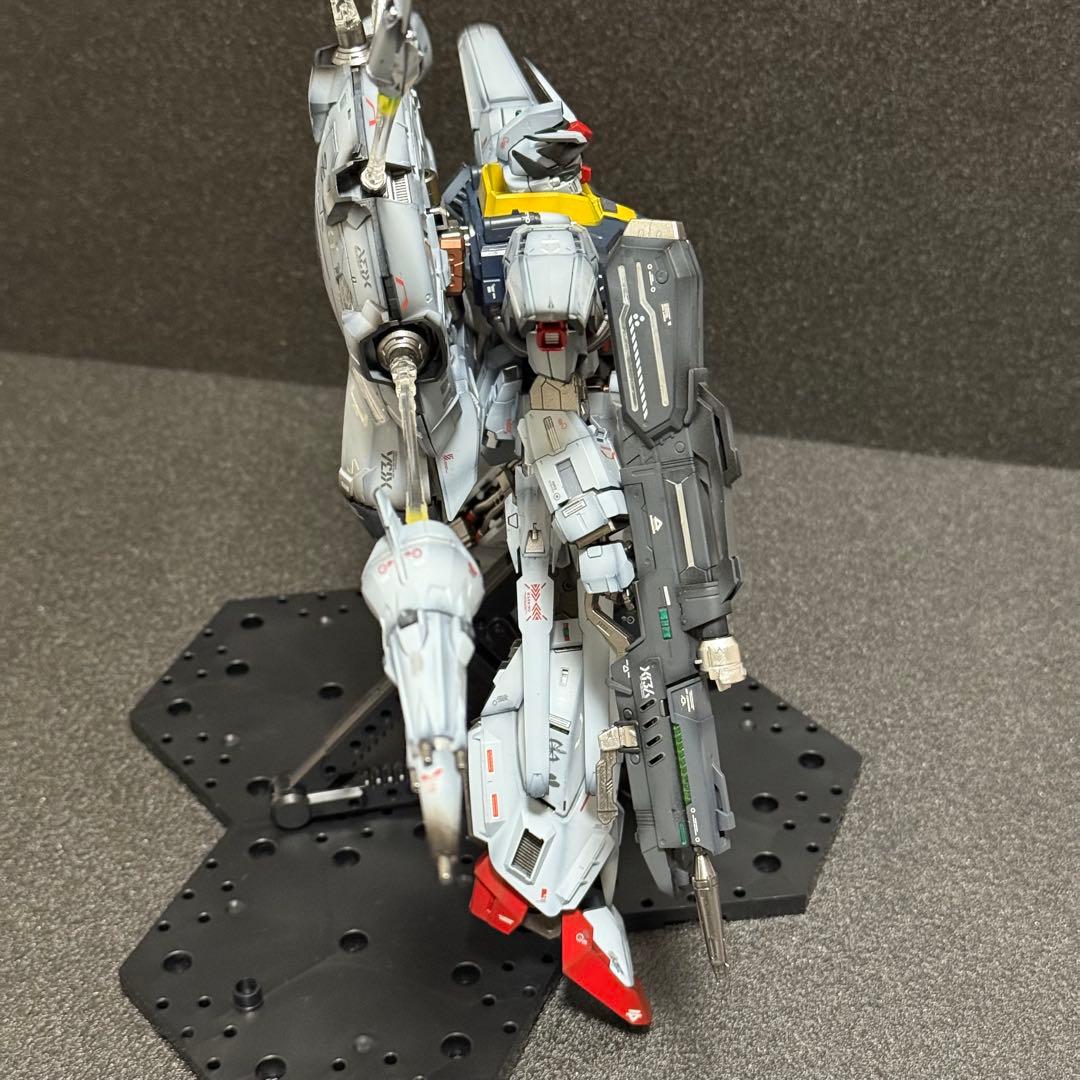 MG プロヴィデンス ガンダム 塗装 完成品 シールド破損有