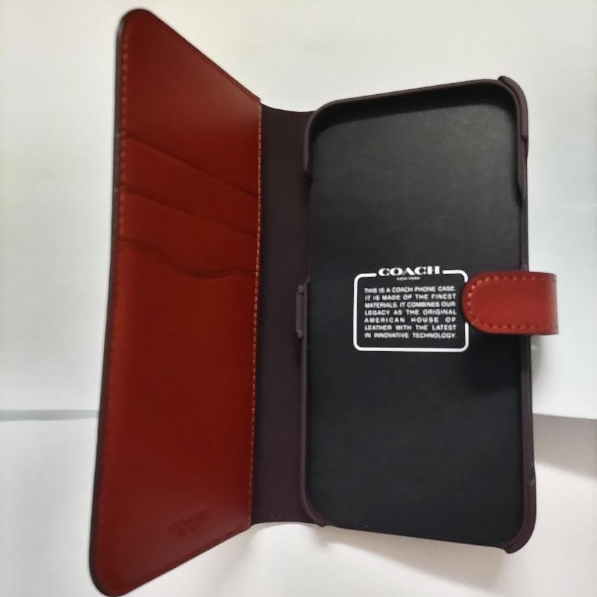 【⭐️新品未使用⭐️】COACH iPhone12Pro Max 手帳型ケース