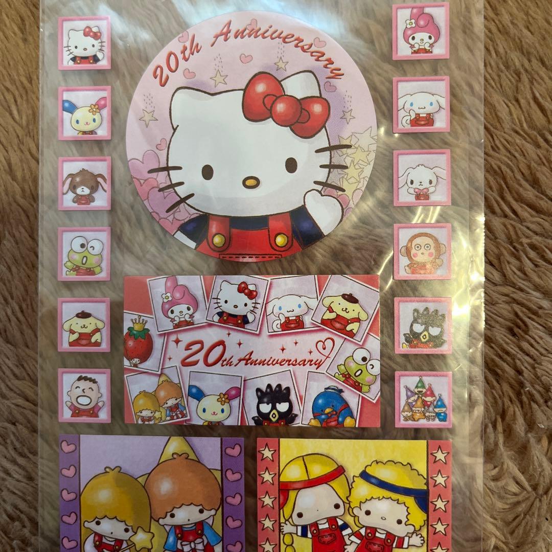 サンリオピューロランド20周年アニバーサリーシール