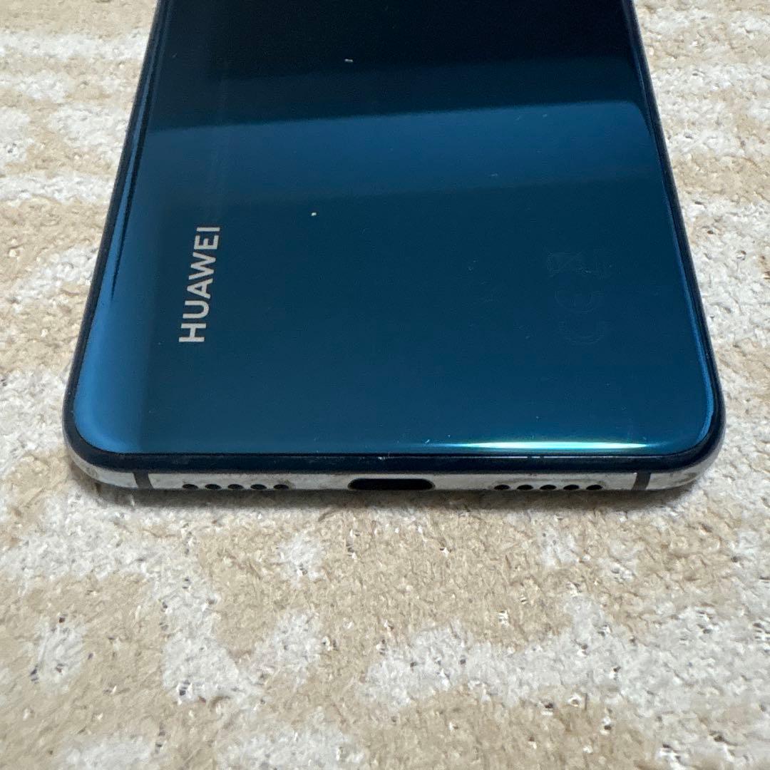 美品 HUAWEI P20 EML-L29 ミッドナイトブルー