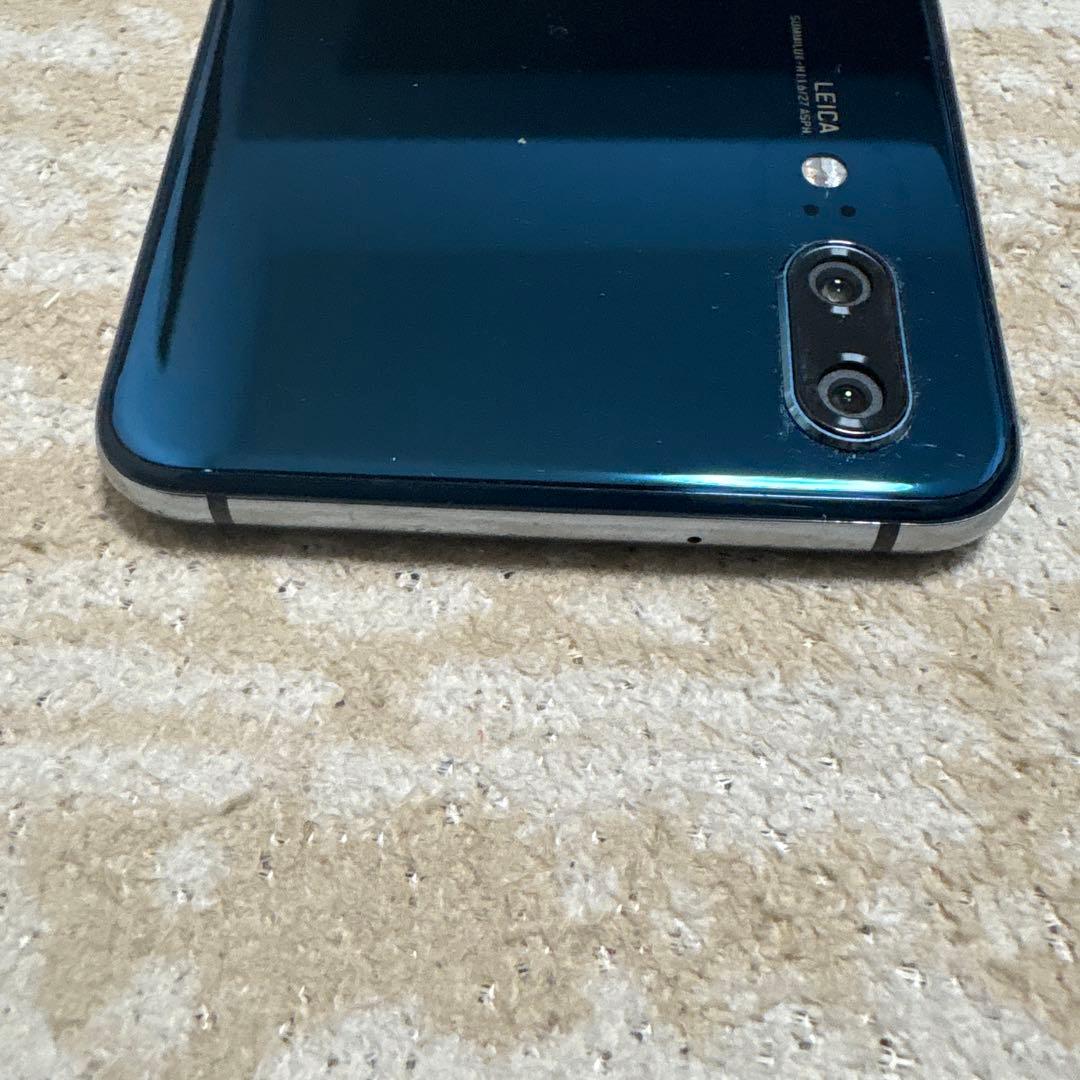 美品 HUAWEI P20 EML-L29 ミッドナイトブルー