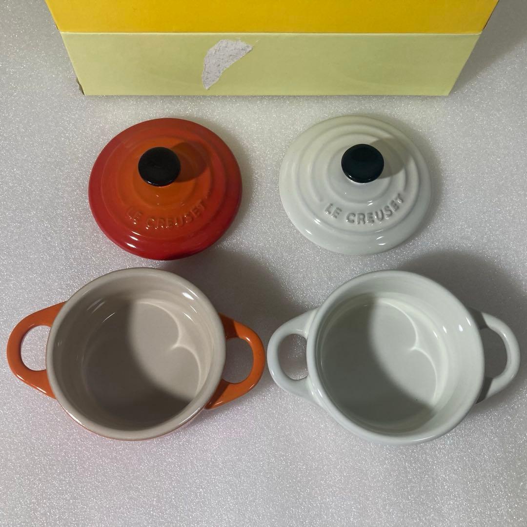 未使用品　希少　限定品　ルクルーゼ　ピーコック　プチココットセット