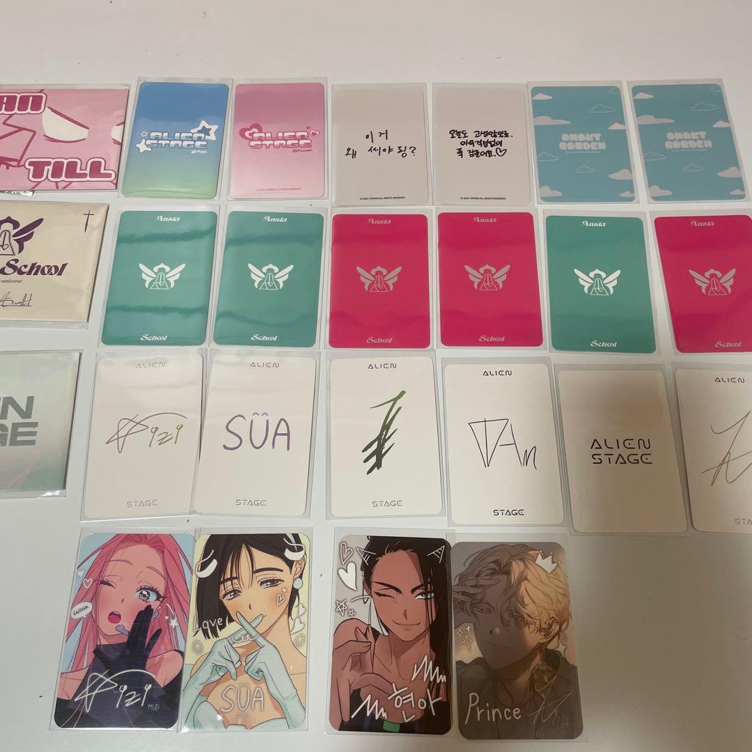 エイリアンステージ 多数グッズまとめ売り 正規品 カード フィギュア チケット