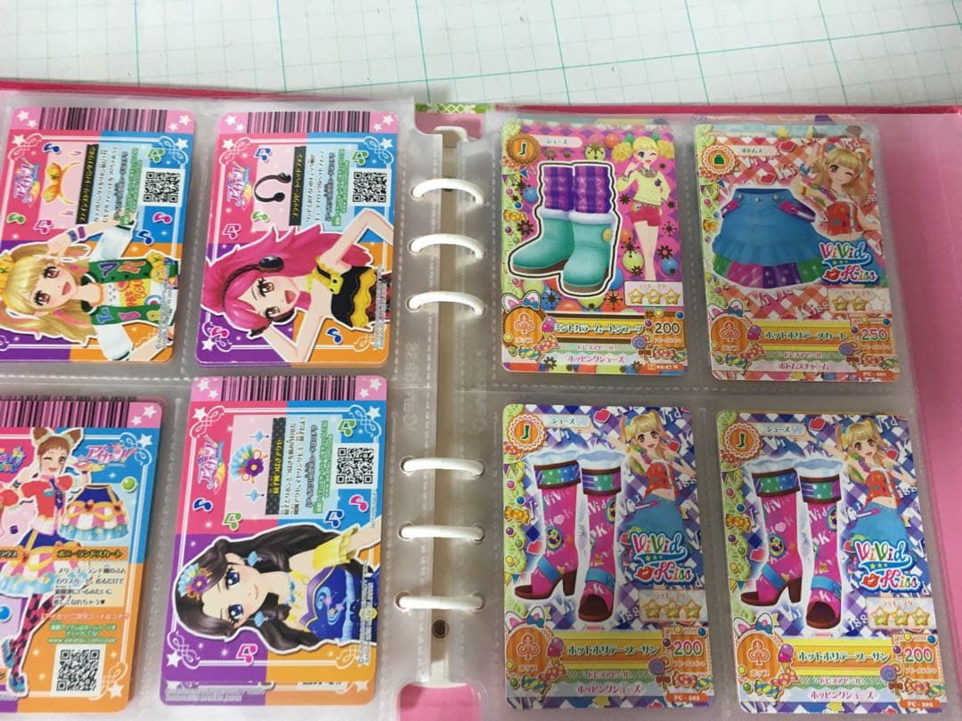 ジャンク　アイカツカードバインダーセット　カード