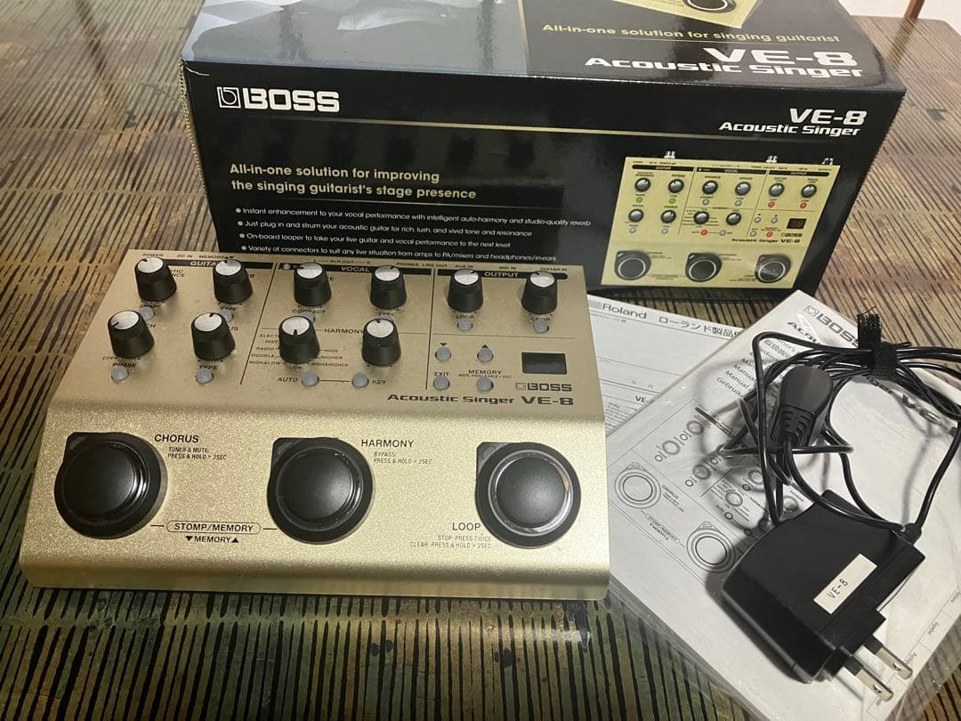 BOSS VE-8 アコースティックシンガーエフェクター