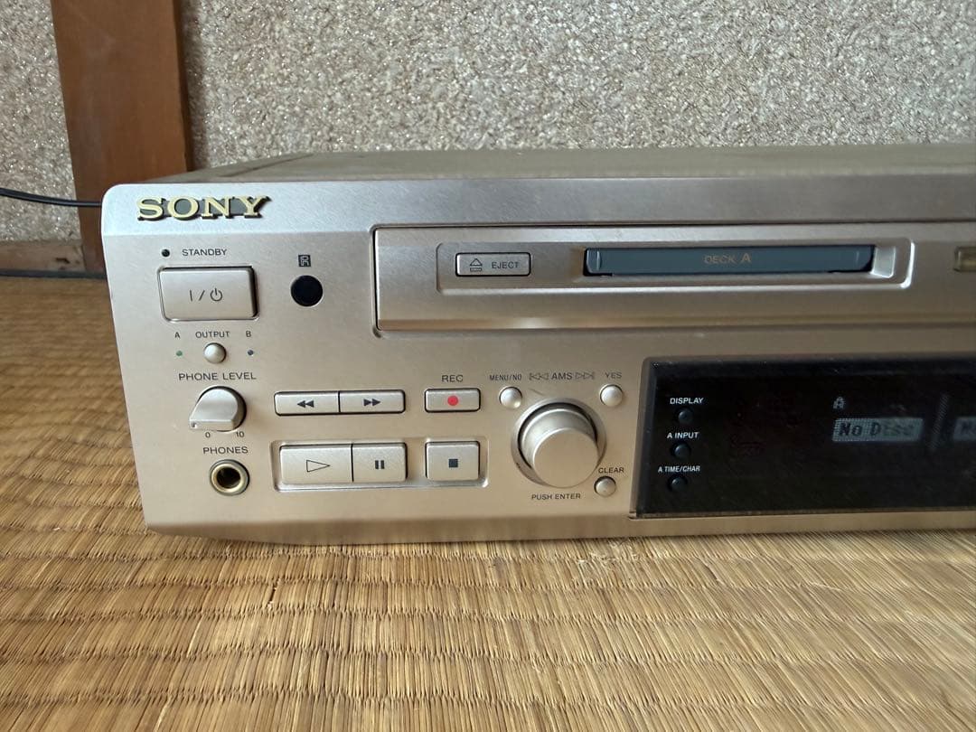 【O-2278】SONY ソニー MDデッキ MDS-W1