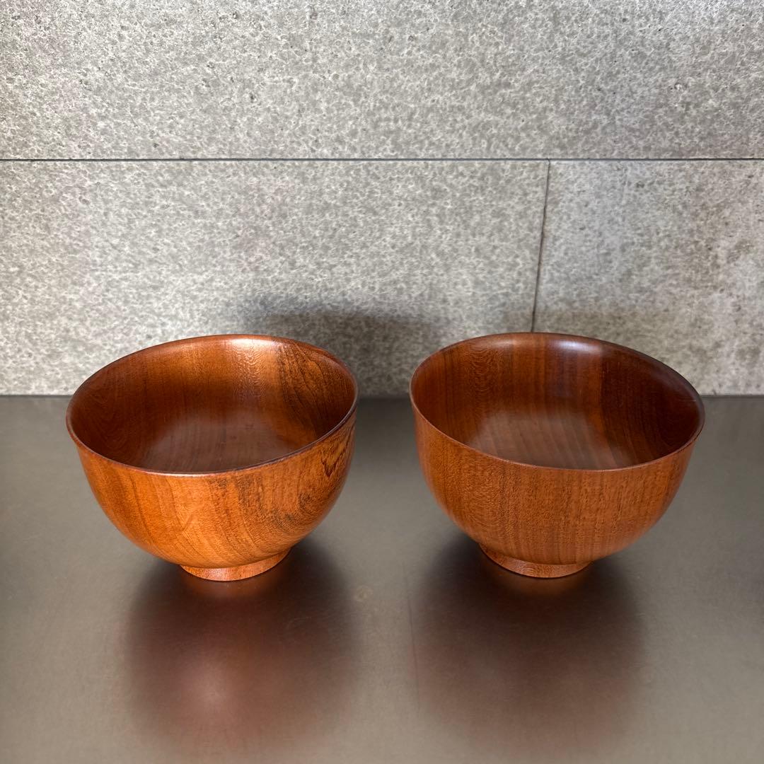 《ほぼ新品》【我戸幹男商店】山中漆器　汁椀　桜　老舗