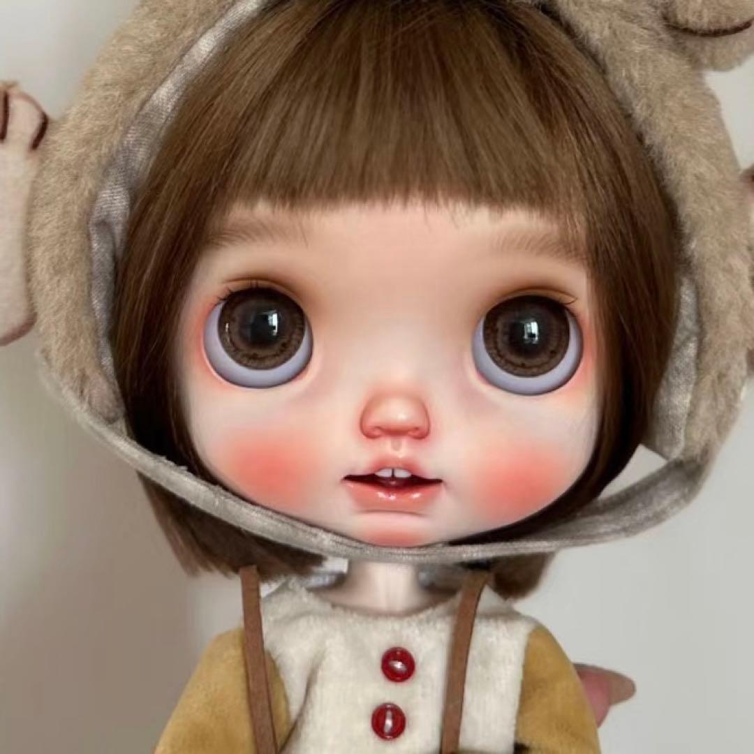 カスタムブライス かわいい 人形 作家様 幼い まんまる 小さなお目目