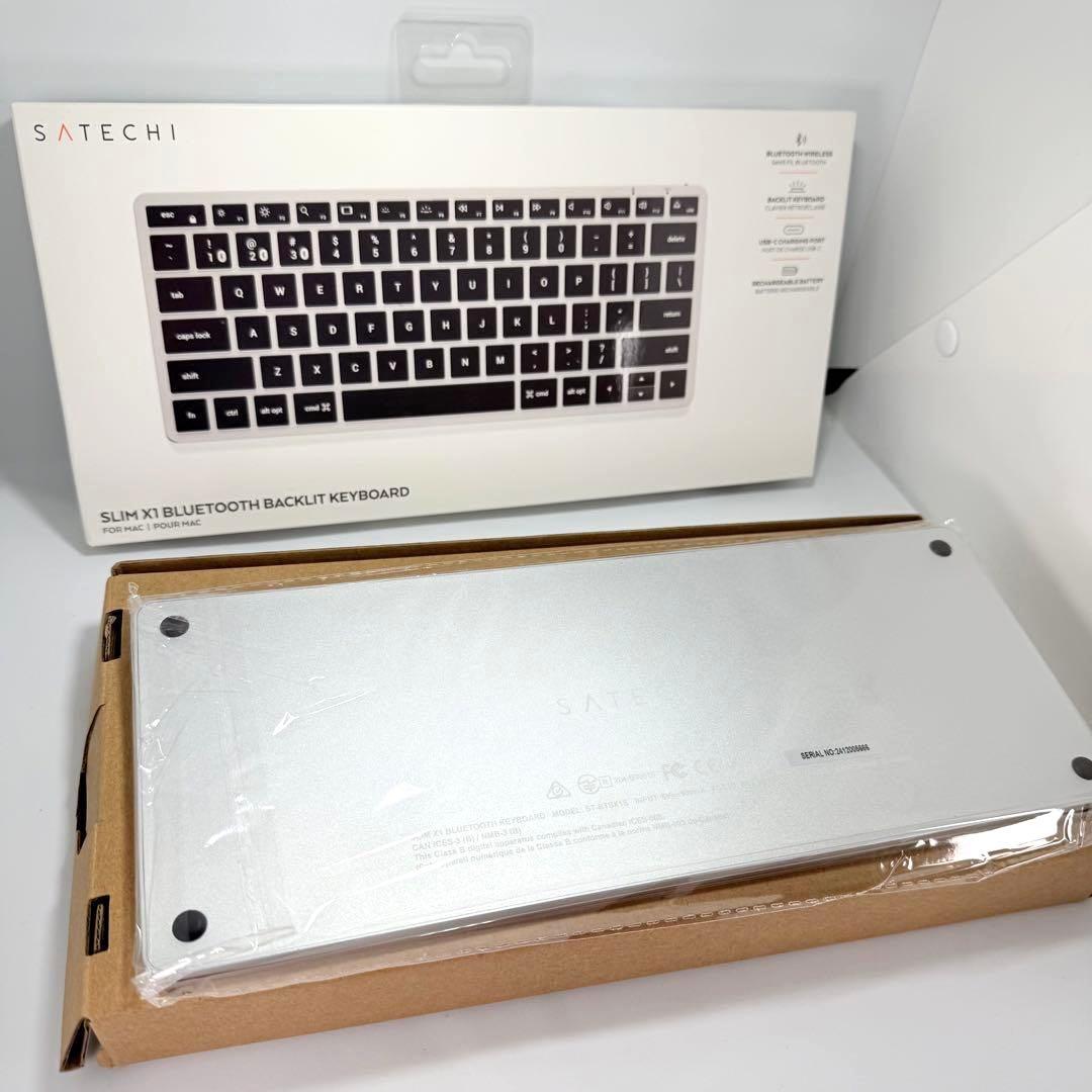 【ほぼ新品】SATECHI SLIM X1 キーボード シルバー