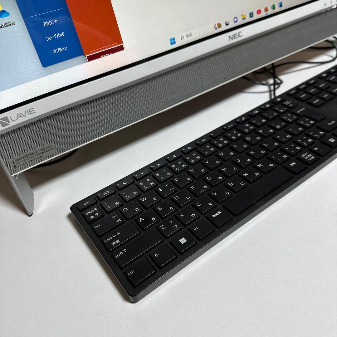 大容量NECデスクトップノート PC FHD i5 Win11オフィス2024年
