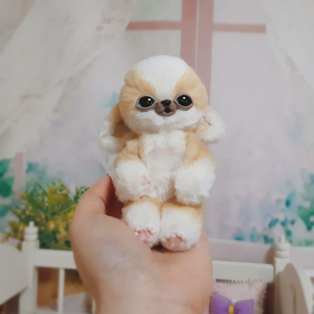 チワボボちゃん①　おしゃぶり付き　アートドール　ぬいぐるみ