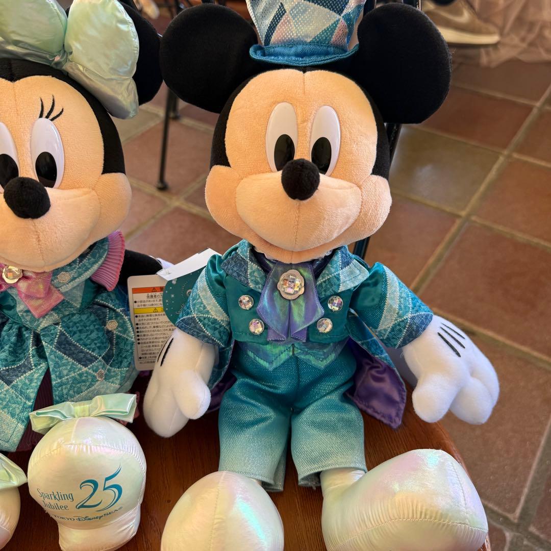 ディズニーシー 25周年 スパークリング・ジュビリー ぬいぐるみセット