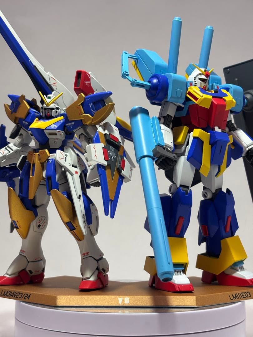 HG HCMパーフェクトガンダム＋アサルトバスター塗装完成品