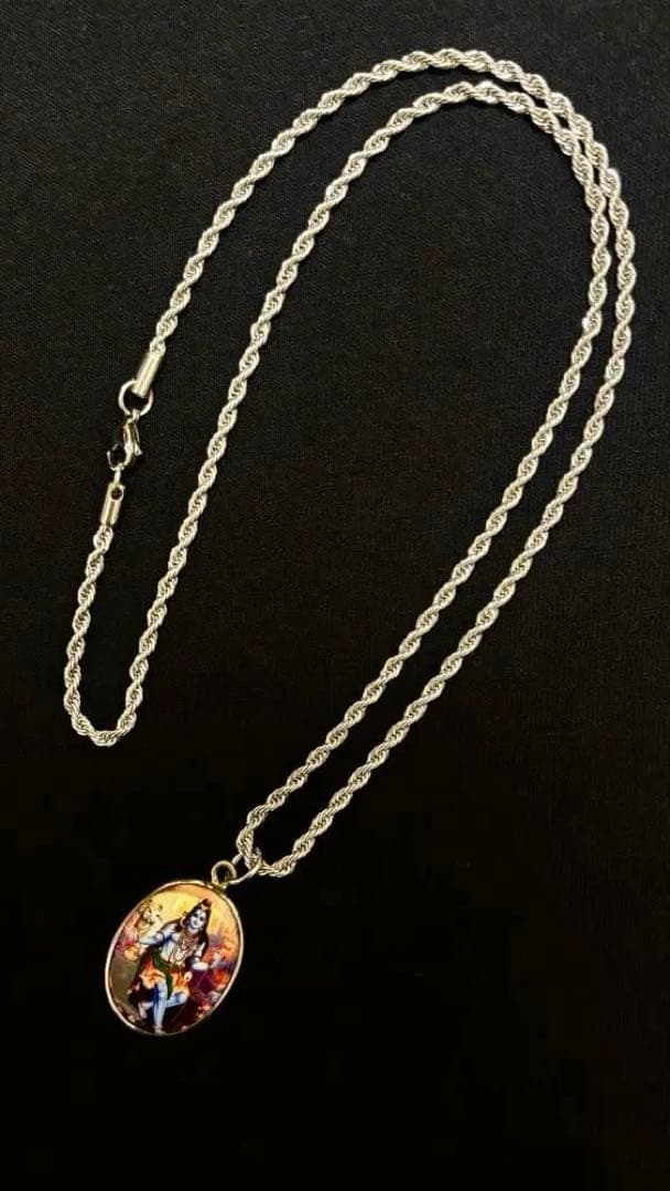 【週末価格】完売品／現品限り　藤井風さん　オームペンダント シヴァ神〈カラフル〉