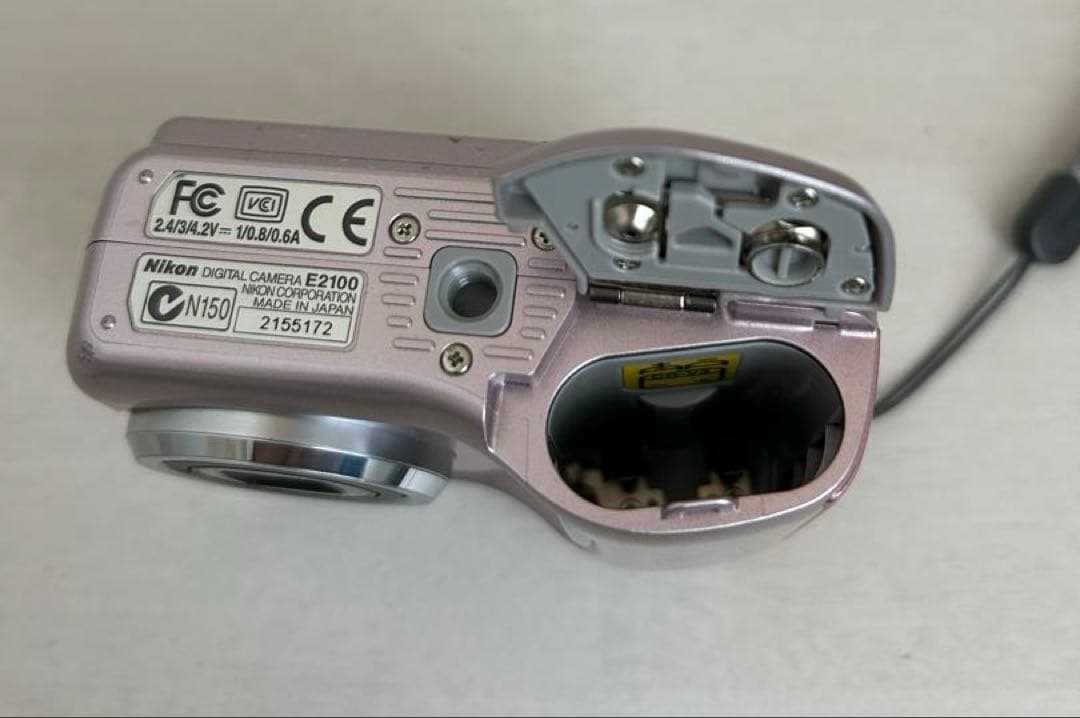 【動作確認済】Nikon クールピクス2100 ピンク