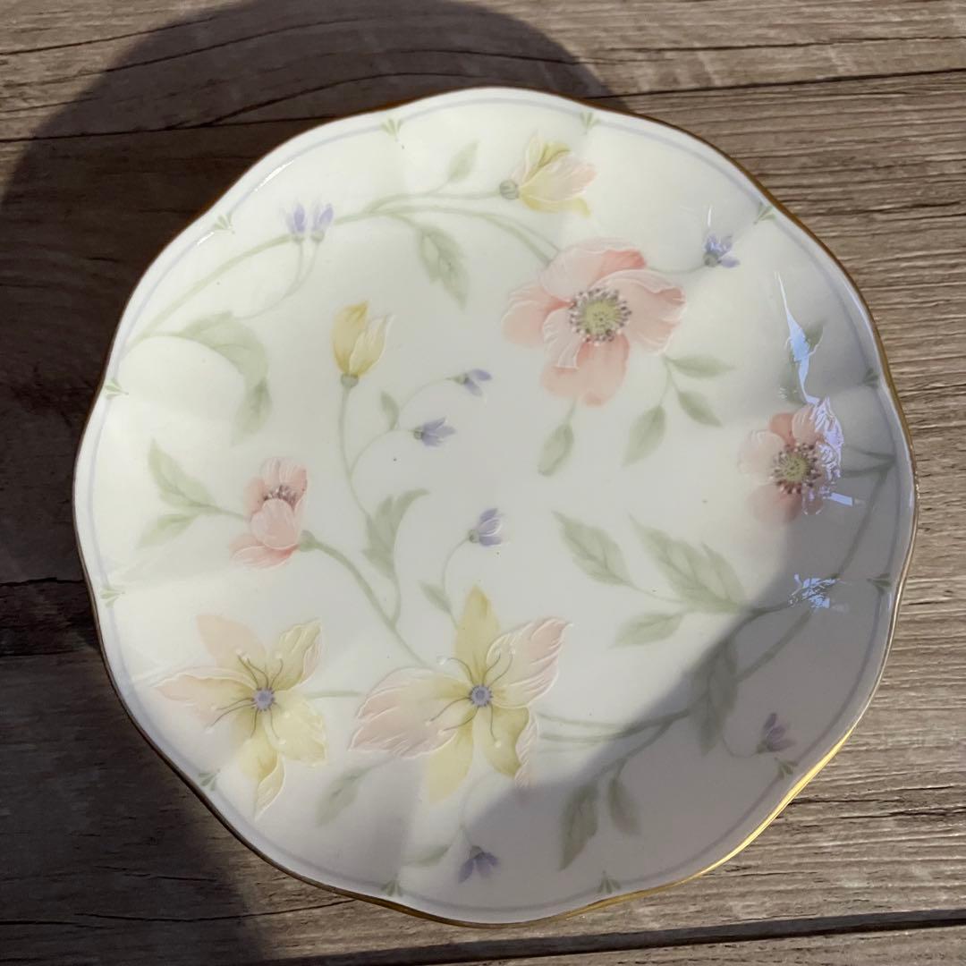 D-4 【美品】ナルミ (NARUMI) ボーンチャイナ 小皿 5枚セット