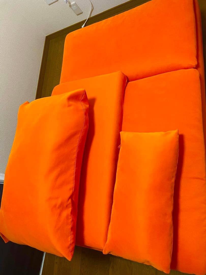 IKEA ソーデルハムン　ソファ　オレンジ