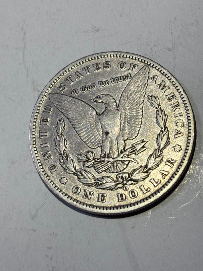 アメリカ　モルガンダラー　1ドル銀貨　1891O 古銭　外国　約26.4g