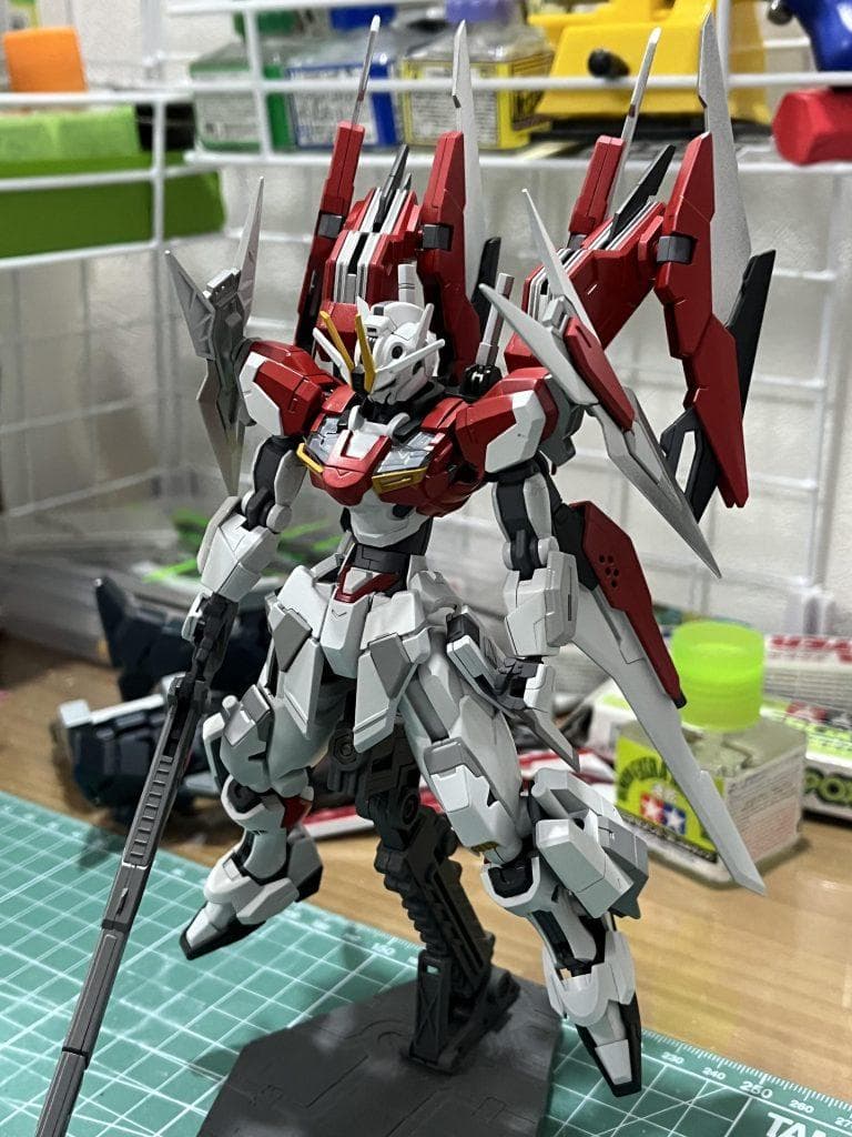 HG ガンダムエアリアルスラッシュカスタム　全塗装・完成品