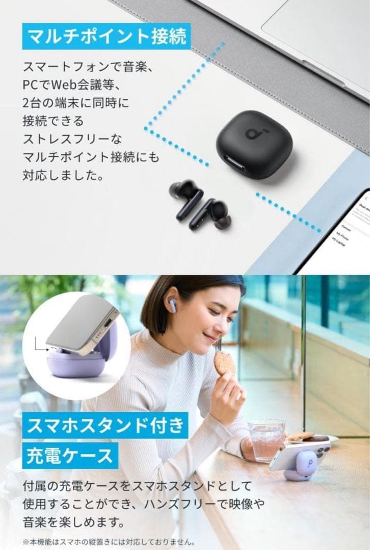 Anker Soundcore P40i オフホワイト ノイズキャンセリング